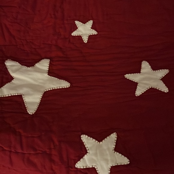 Pottery Barn Kids Bedding Pottery Barn Kids Queen Red Star Quilt